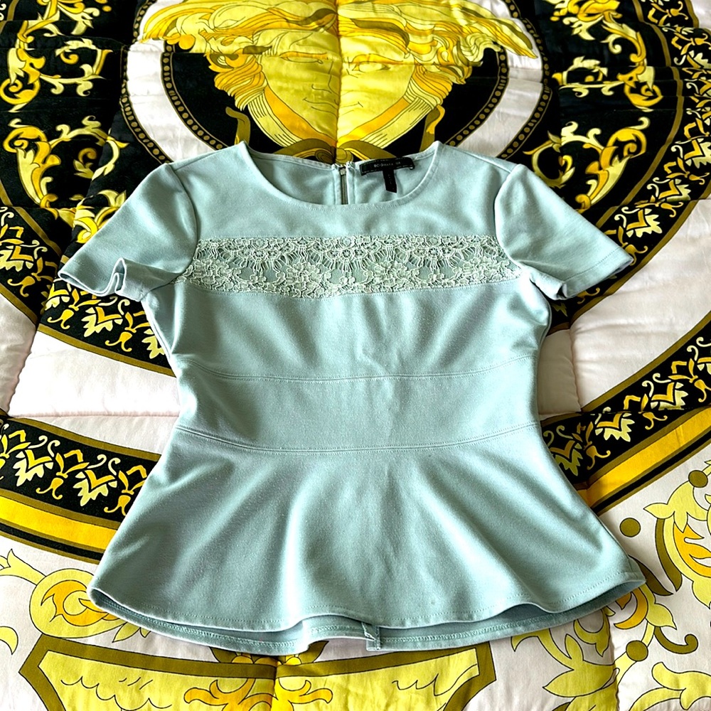 BCBG knit cotton top